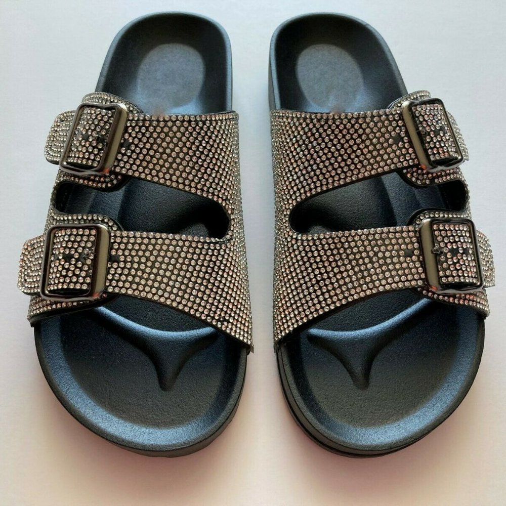 Women's Sandals, Rhinestone, PVC& Synthetic.